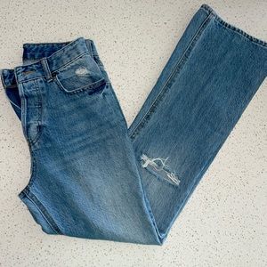 H&M Slim Regular Ankle Jeans Denim Blue Women’s